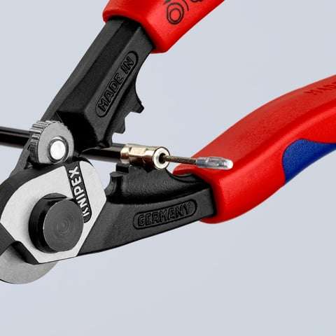 Knipex 95 62 190 Forged Wire Rope Cutter