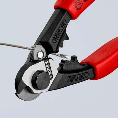 Knipex 95 62 190 Forged Wire Rope Cutter