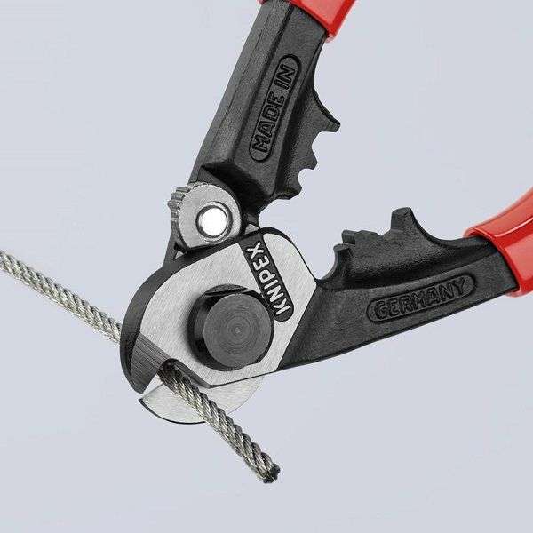 Knipex 95 62 190 Forged Wire Rope Cutter
