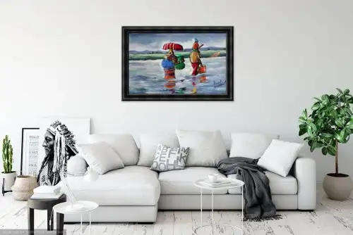 KENNETH MURADZIKWA - oil painting