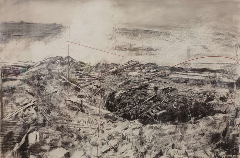 William Kentridge - Zeno Landscape I