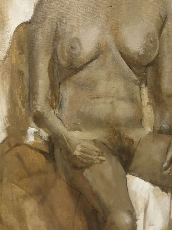Gavin Calf nude study oil painting