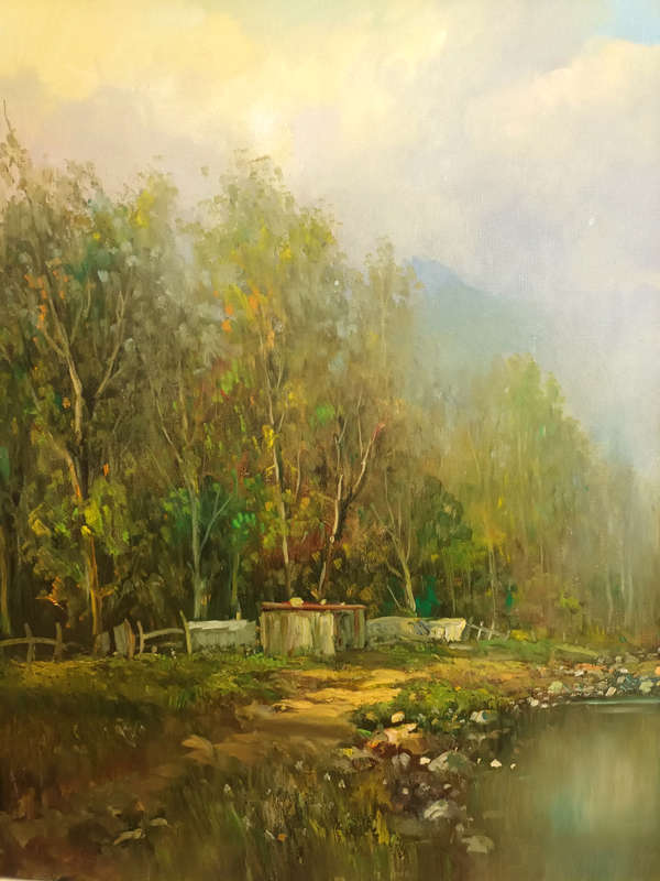Gabriel de Jongh Cape landscape painting