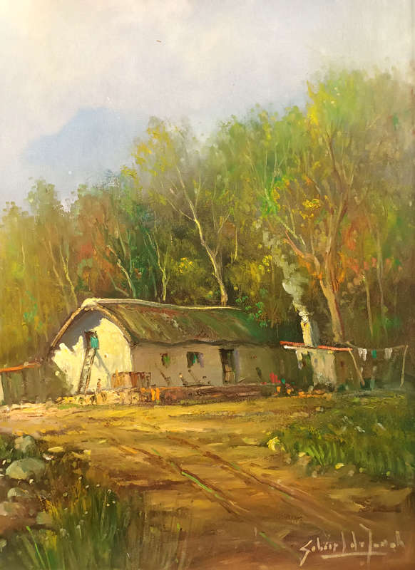Gabriel de Jongh Cape landscape painting