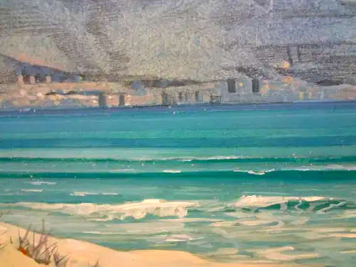 mark enslin oil painting -  table mountain