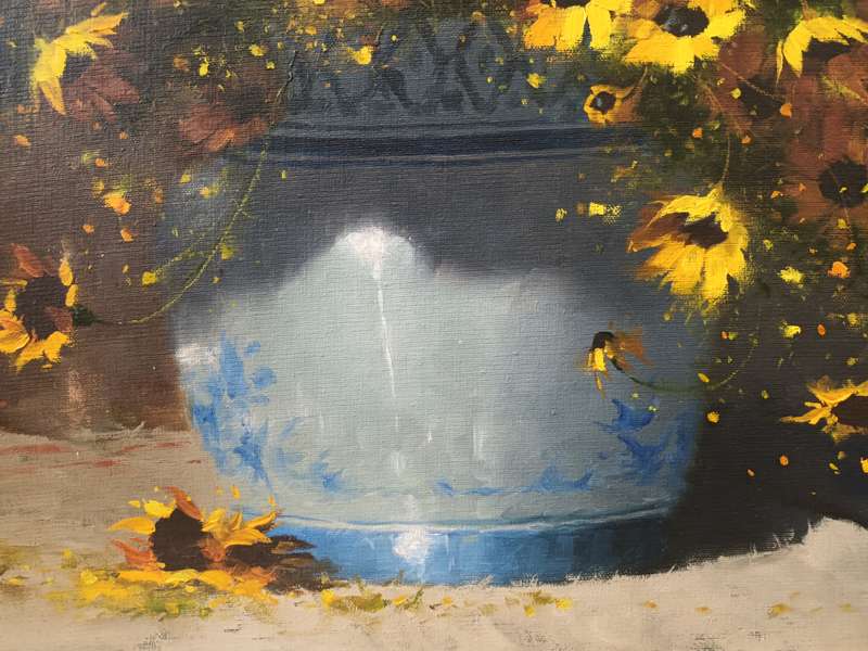 hennie griesel - floral oil painting