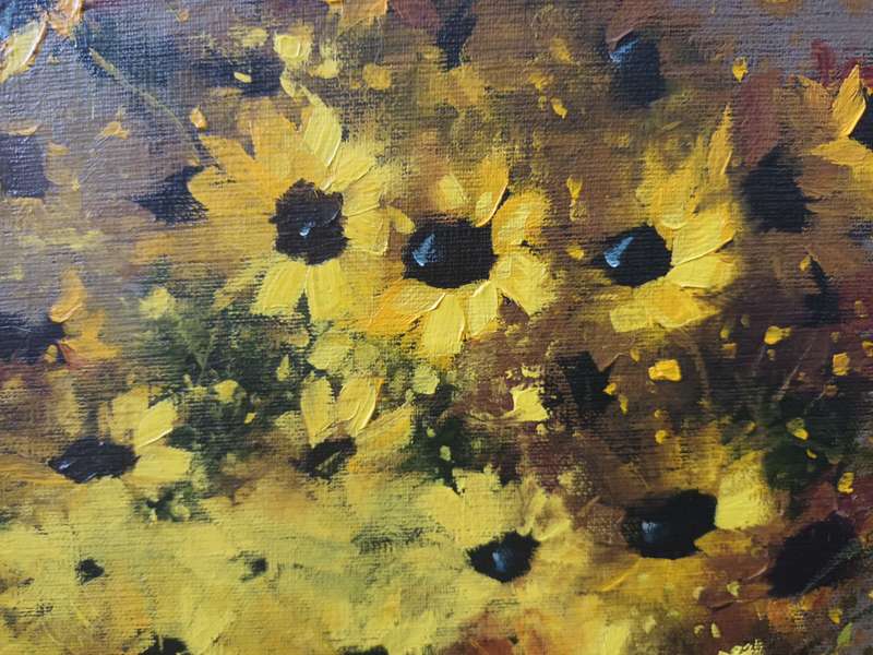 hennie griesel - floral oil painting
