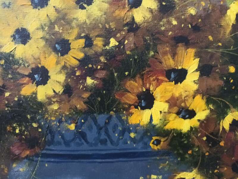 hennie griesel - floral oil painting