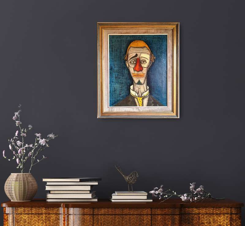 Bernard Buffet tete de clown