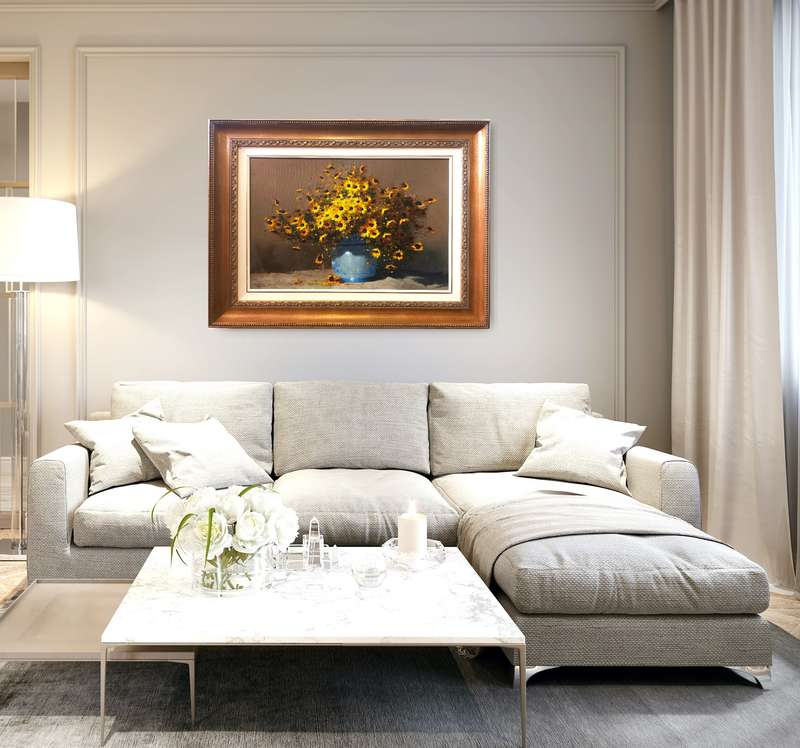 hennie griesel - floral oil painting
