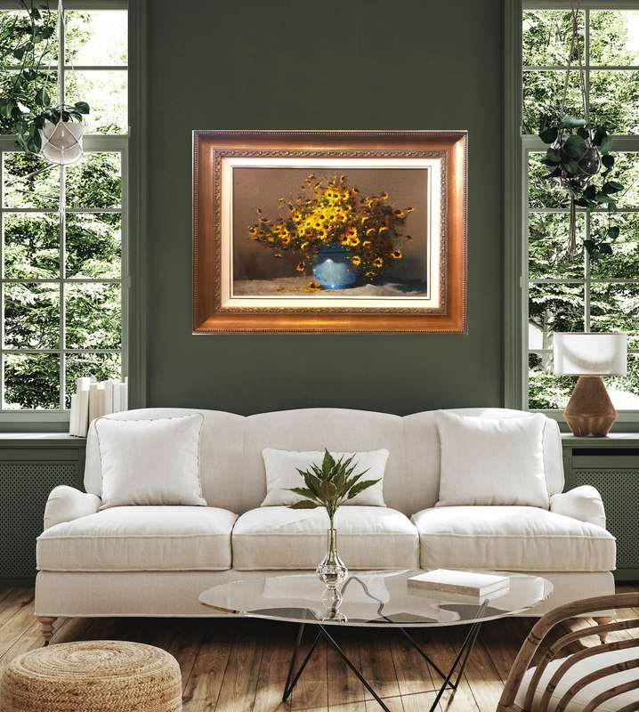 hennie griesel - floral oil painting