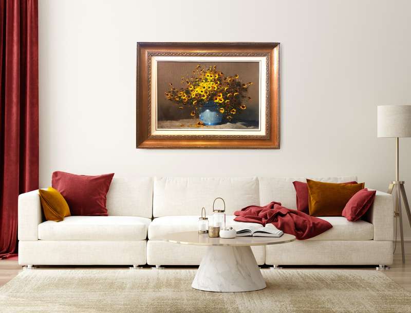hennie griesel - floral oil painting