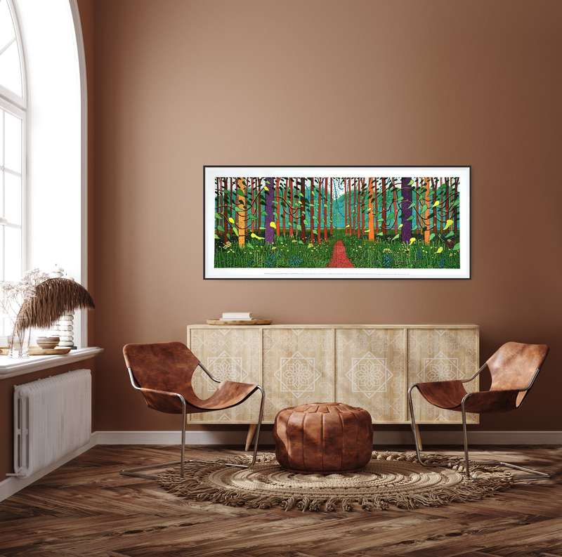 David Hockney - arrival of spring - Royal Academy Of Art print