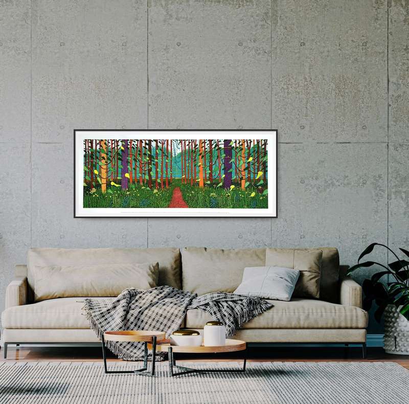 David Hockney - arrival of spring - Royal Academy Of Art print