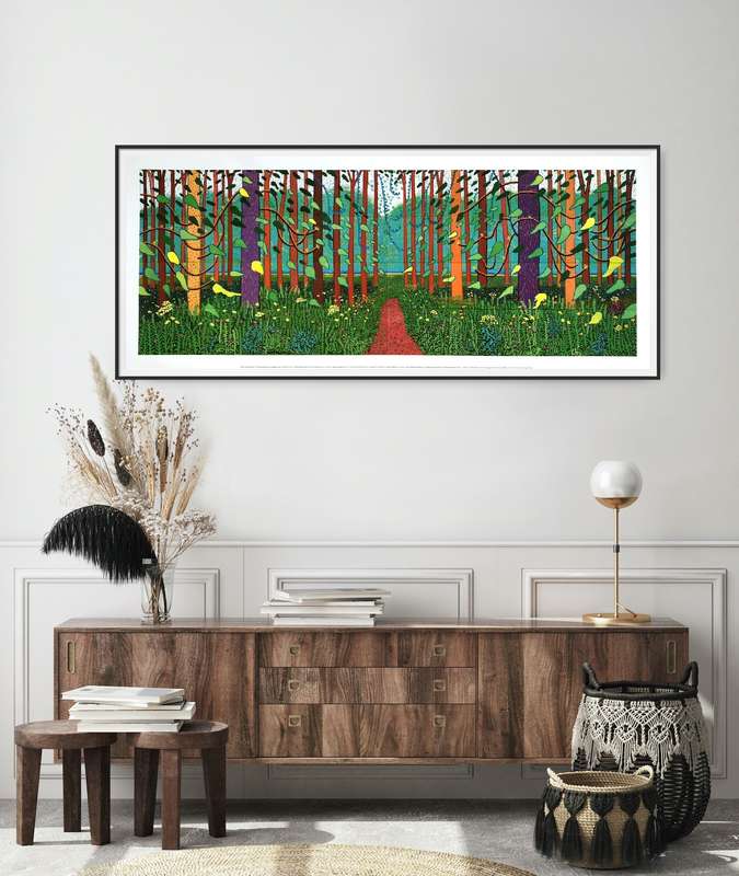 David Hockney - arrival of spring - Royal Academy Of Art print