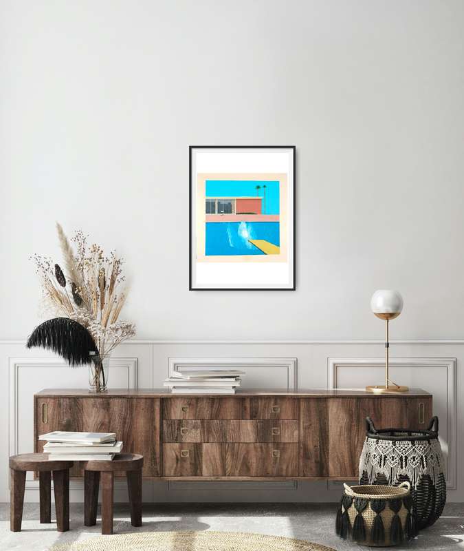 David Hockney - a bigger splash TATE print