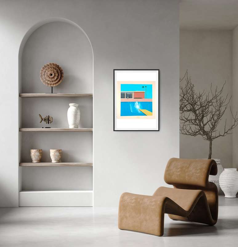 David Hockney - a bigger splash TATE print
