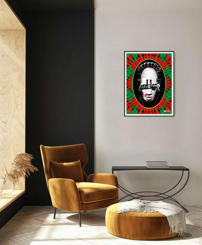 kendell geers - afropunk print
