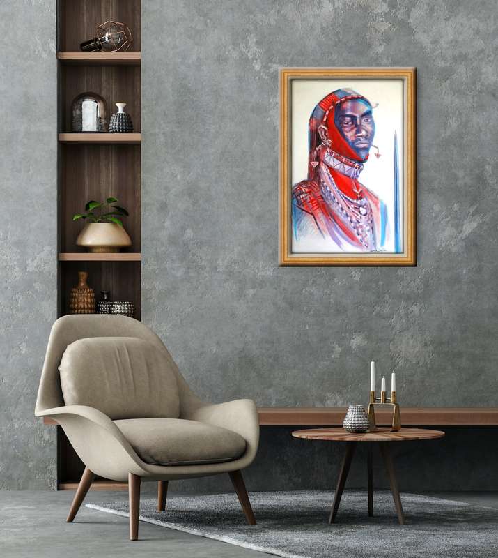 mark enslin - maasai painting