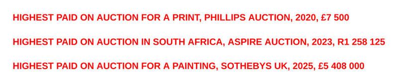 lisa brice `woman` print - The R127 Million South African Artist