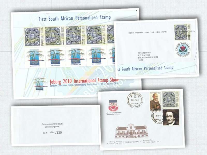 RSA 2010 International Stamp Show - 1st SA Personalised Stamp Collection