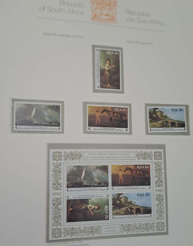 RSA Collection 1977 - 1991 on 45 pre-printed pages, in Blue Ring Back Album. R790.50 SACC Value