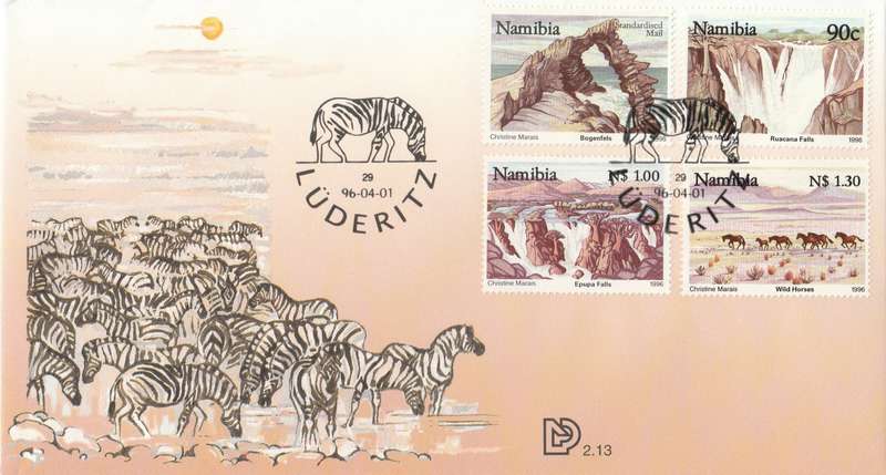 NAM 1996-04-01 Tourism in Namibia FDC 2.13 (30 000) [SACC R9]