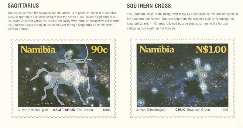 NAM 1996-09-12 Stars in the Namibian Skys FDC 2.17 [SACC R11]