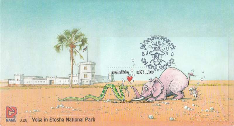 NAM 2000-09-01 Yoka Miniature Sheet FDC 3.28 (4 000) [SACC R75]
