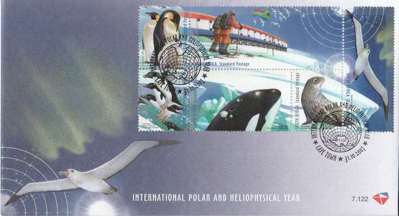 RSA 2007-10-31 International Polar & Heliophysical year FDC 7.122 (5 000) [SACC R75]
