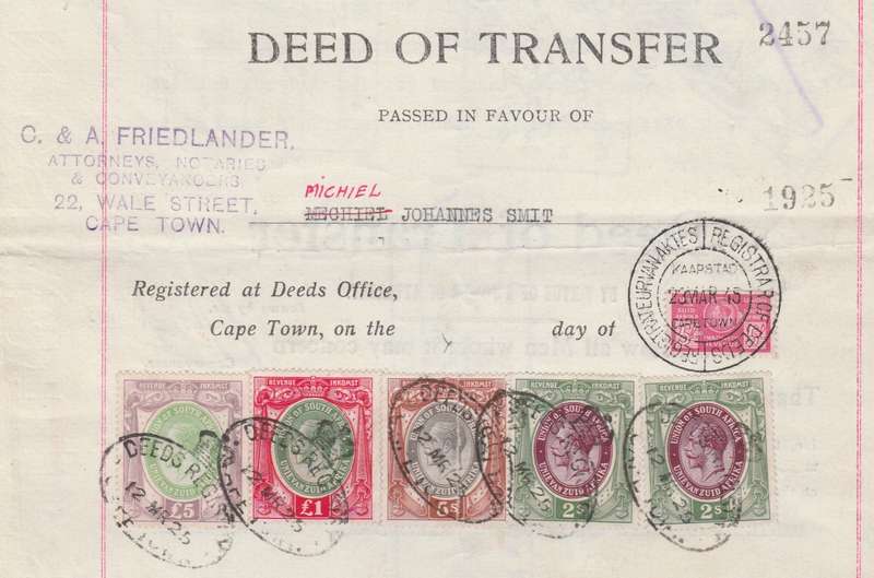 1st series Large Kings Heads Revenues with 4th series wartime bantam
