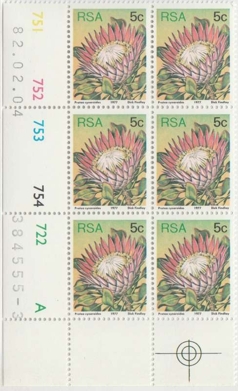 RSA 3rd Definitive Issue SACC 422a x6 A (1982-02-04) [SACC R12]