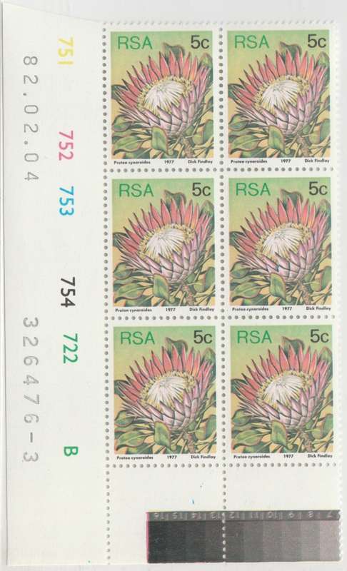 RSA 3rd Definitive Issue SACC 422a x6 B (1982-02-04) [SACC R12]