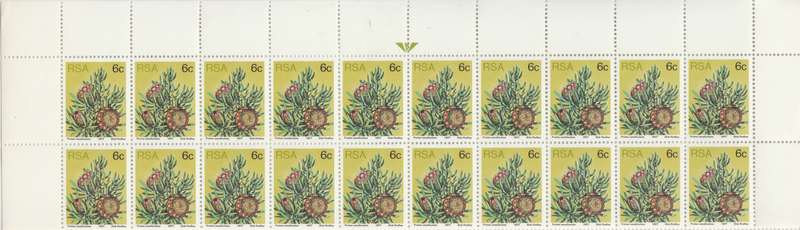 RSA 3rd Definitive Issue SACC 423 x20 [SACC R40]