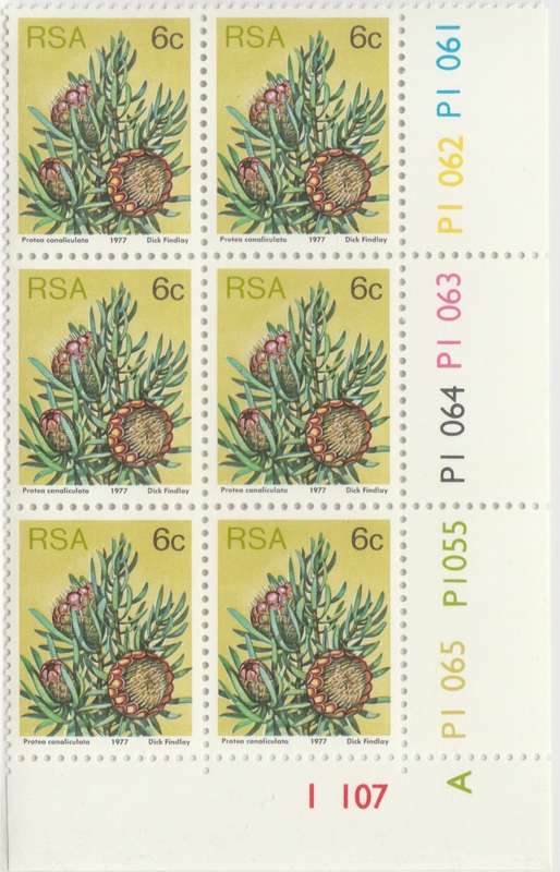 RSA 3rd Definitive Issue SACC 423a x6 A [SACC R12]