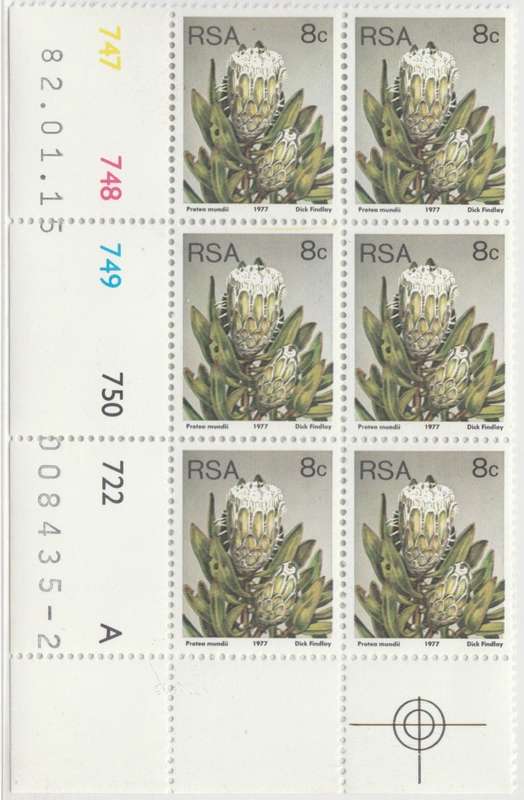 RSA 3rd Definitive Issue SACC 425a x6 A (1982-01-15) [SACC R12]