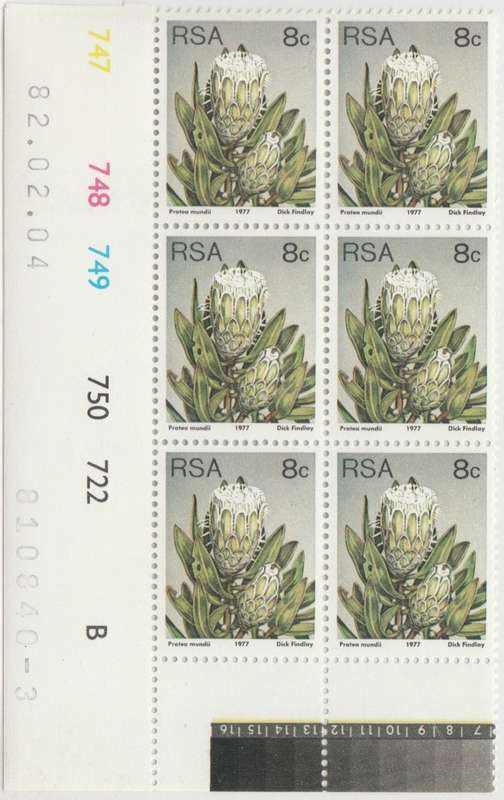 RSA 3rd Definitive Issue SACC 425a x6 B (1982-02-04)