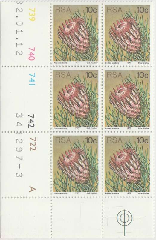 RSA 3rd Definitive Issue SACC 427a x6 A (1982-01-12) [SACC R12]