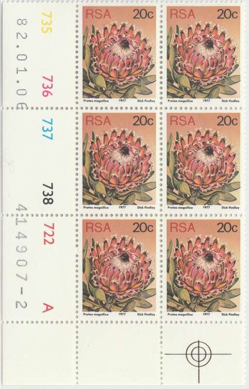 RSA 3rd Definitive Issue SACC 429a x6 A (1982-01-06) [SACC R30]