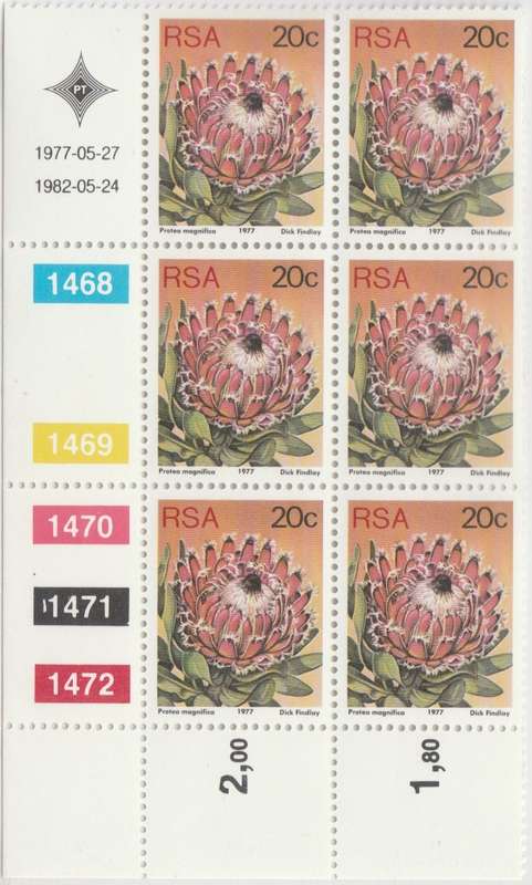 RSA 3rd Definitive Issue SACC 429b x6 (1982-05-24) [SACC R30]
