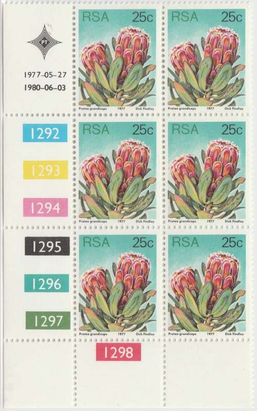 RSA 3rd Definitive Issue SACC 430a x6 (1980-06-03)