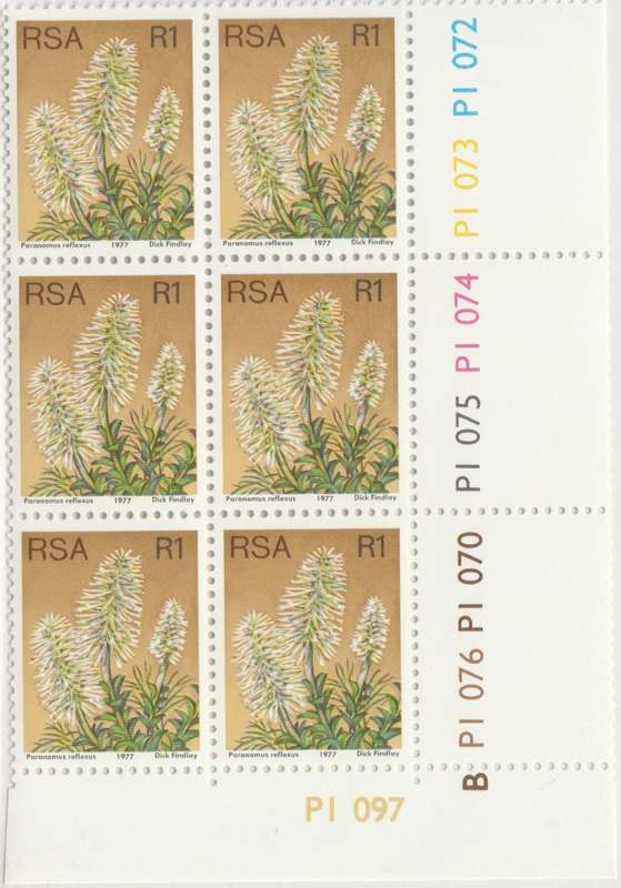 RSA 3rd Definitive Issue SACC 433 x6 B