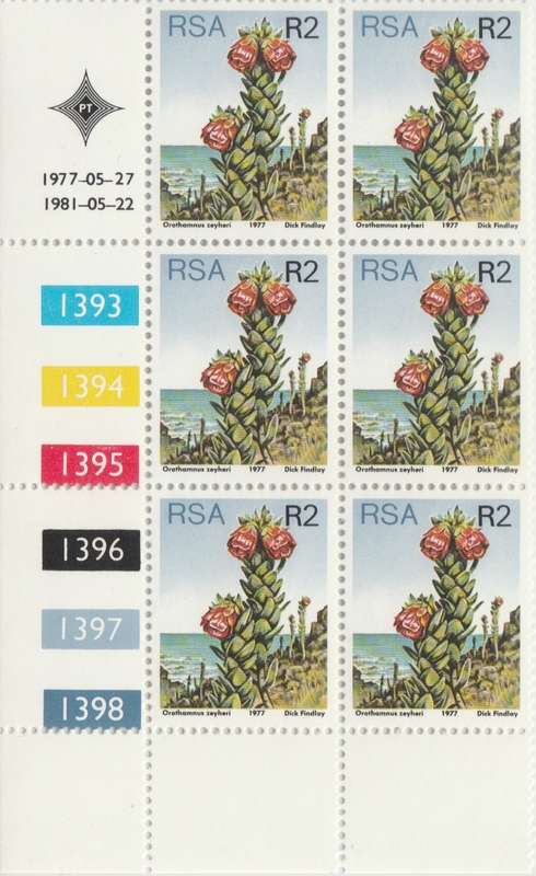 RSA 3rd Definitive Issue SACC 434a x6 (1981-05-22)