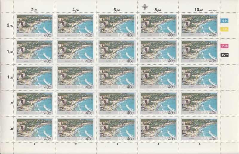 RSA SACC 556 x25 (1983-10-12) Tourism, SA Beaches - Clifton Beach [SACC R50]
