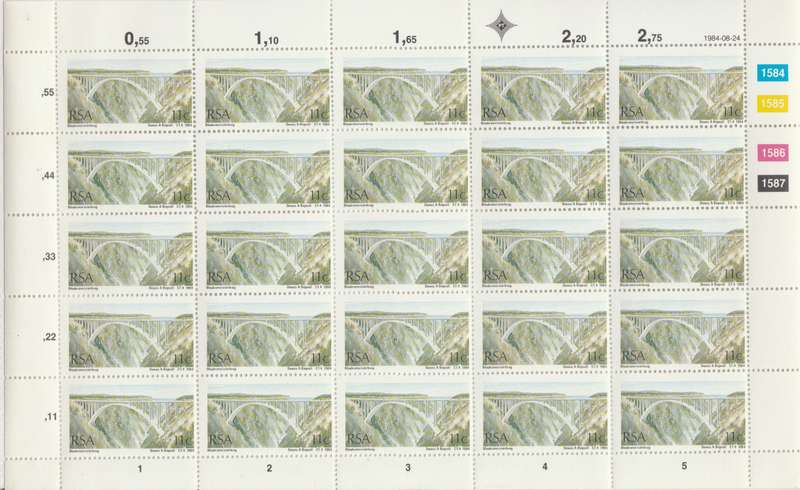 RSA SACC 567 x25 (1984-08-24) SA Bridges - Bloukrans River Bridge [SACC R62.50]