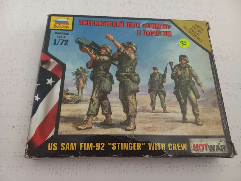 3 x Zvezda 1/72 scale figure plastic model kits