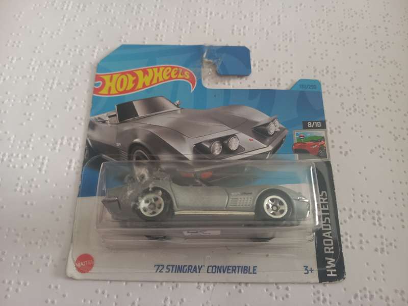 Hotwheels 1972 Chevrolet Corvette Stingray convertible