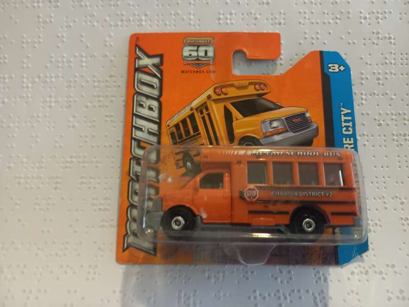 Matchbox 60 years GMC bus