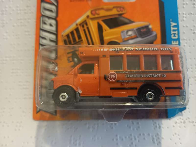 Matchbox 60 years GMC bus