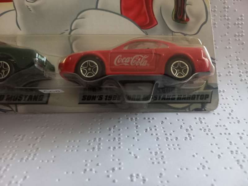 Matchbox Coca Cola Dad & Son Ford Mustangs